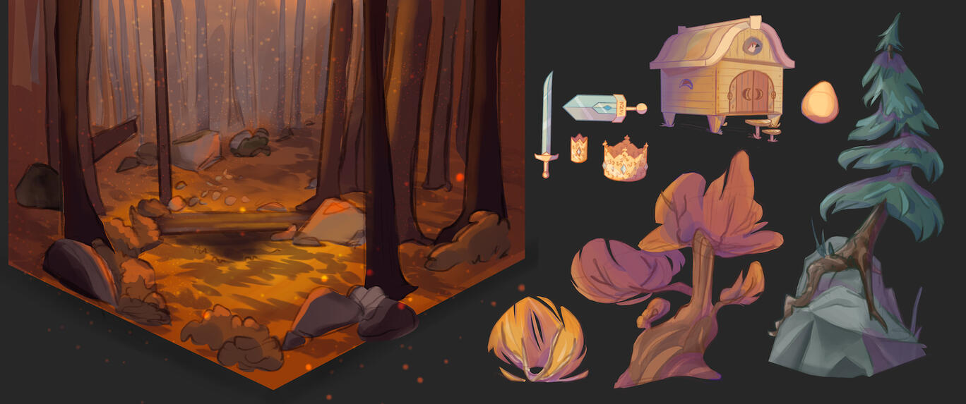 "Golden" Woods Environment